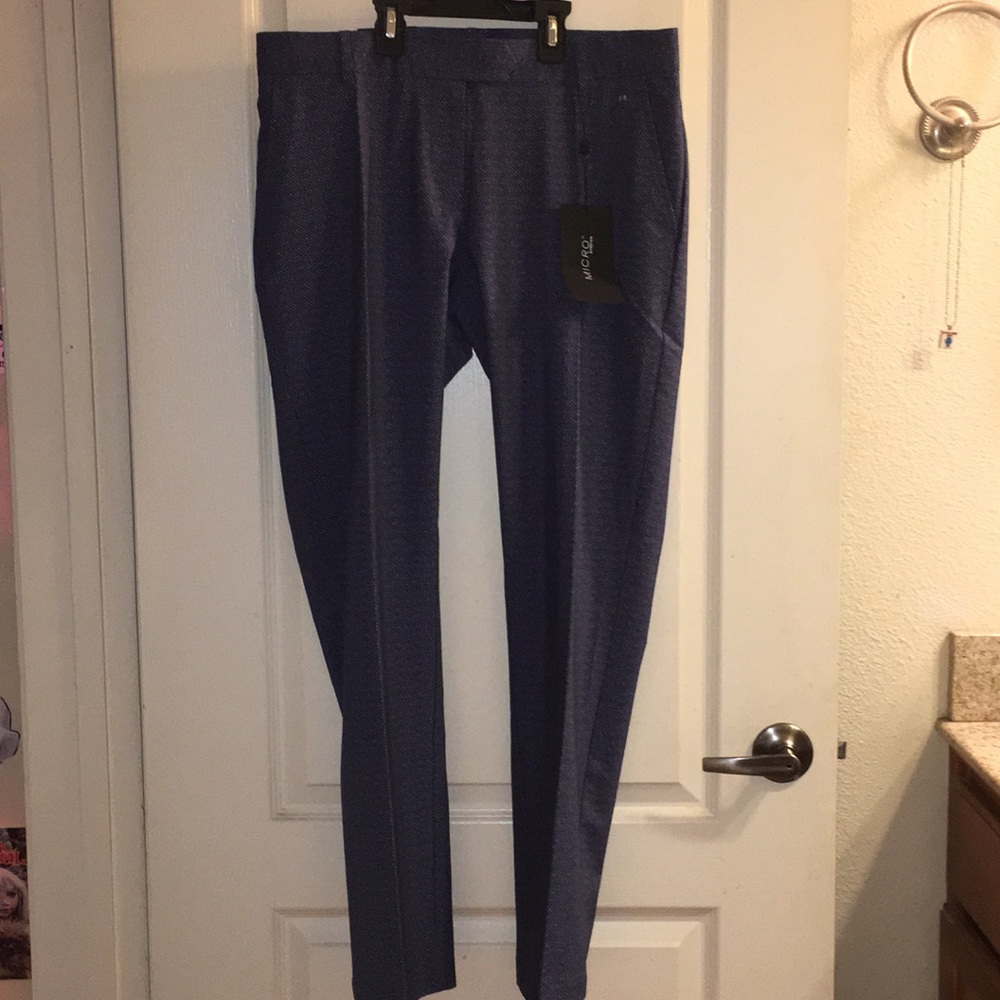 J. Lindeberg micro stretch indigo polyester pants